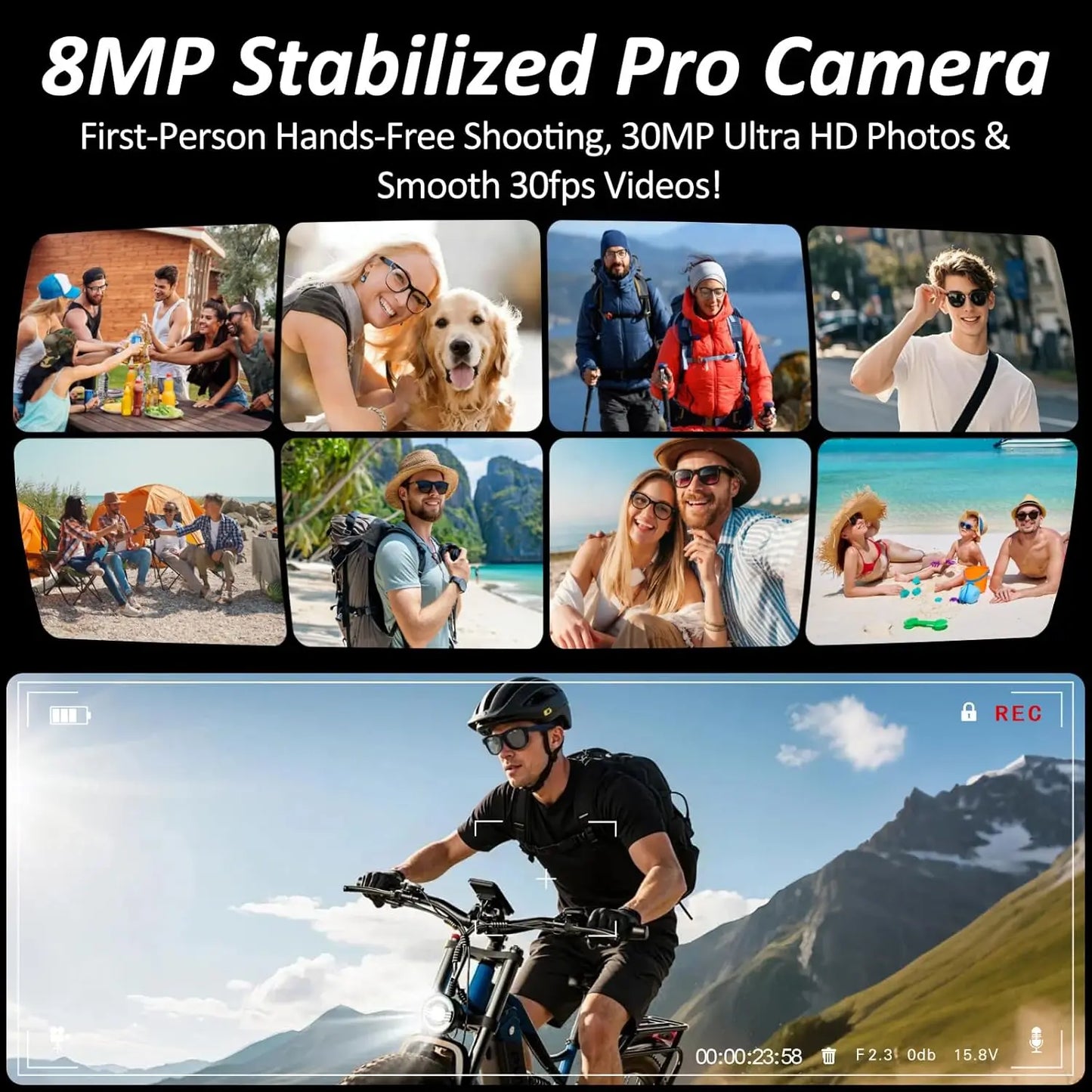 Smart Video Recording Glasses