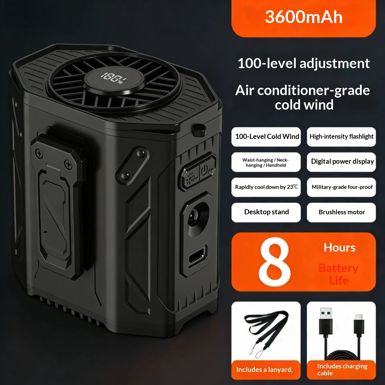 Hands-Free Cooling Fan
