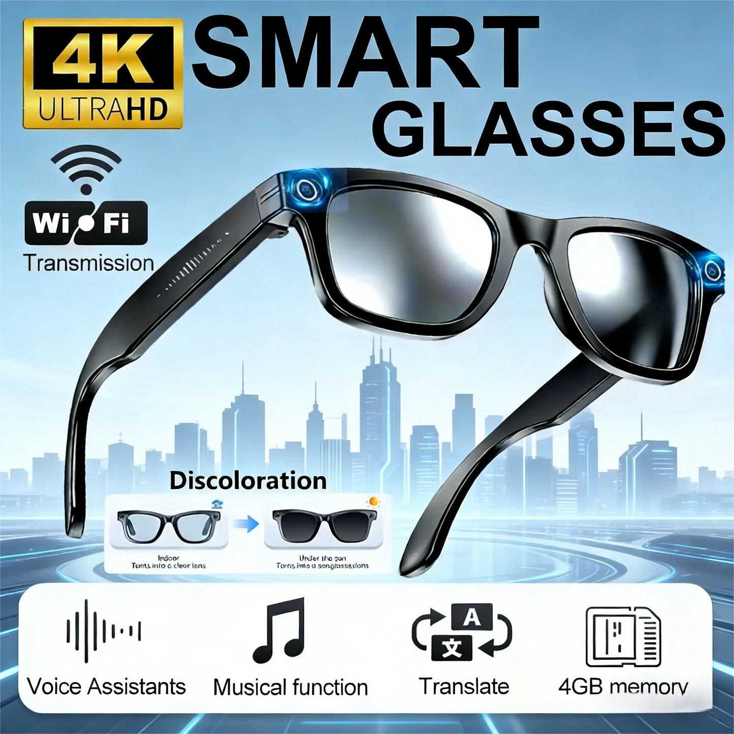 Smart Video Glasses for Adventures