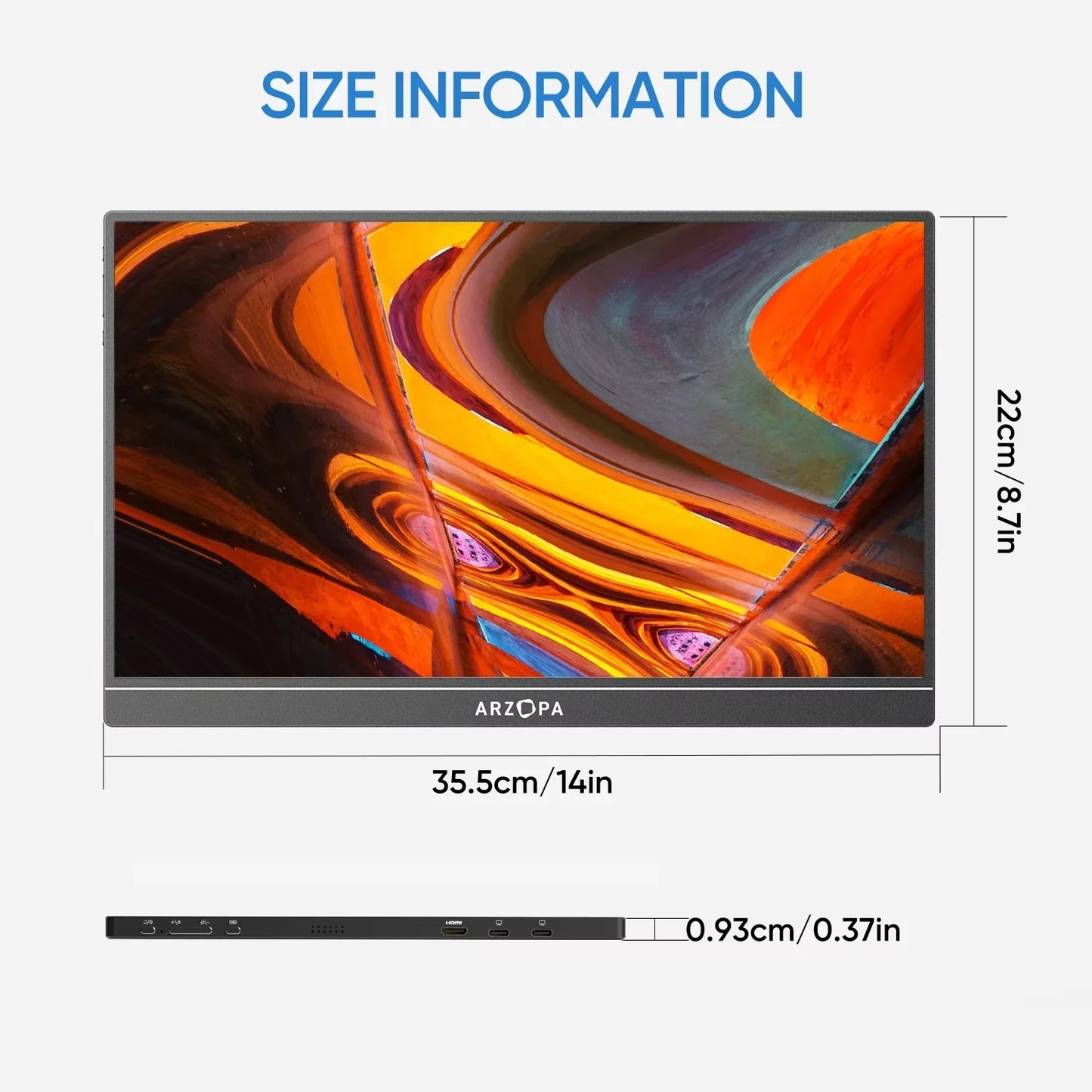 Versatile Portable Monitor Screen