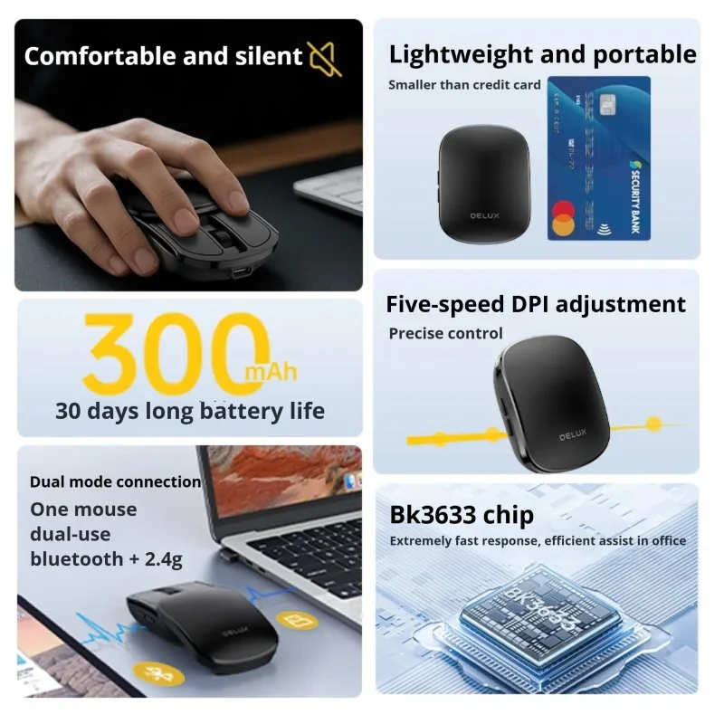 Ultra-light Pocket Folding Mouse