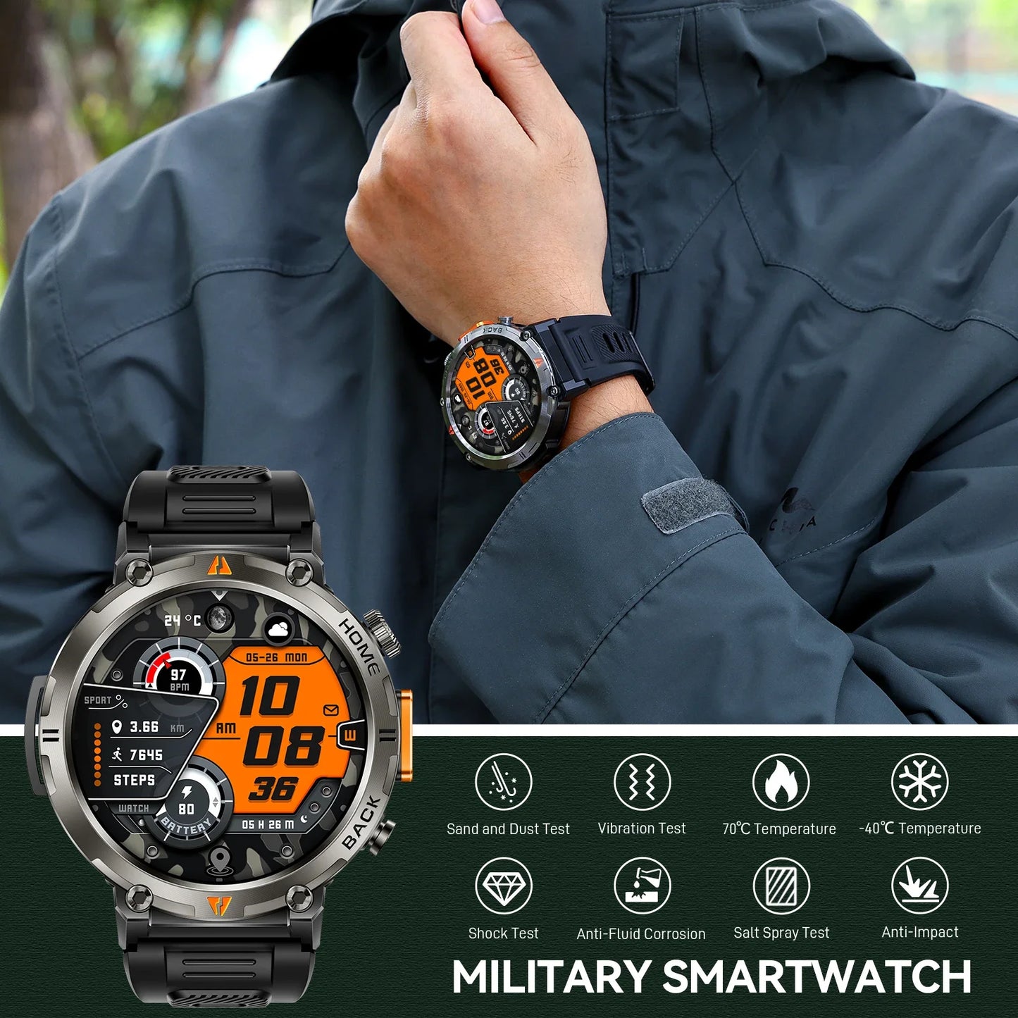 Men's Touchscreen Smartwatch