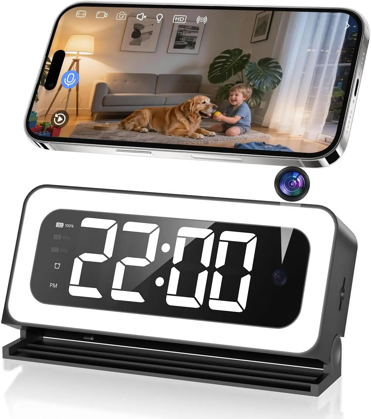 Smart Security Clock Cam