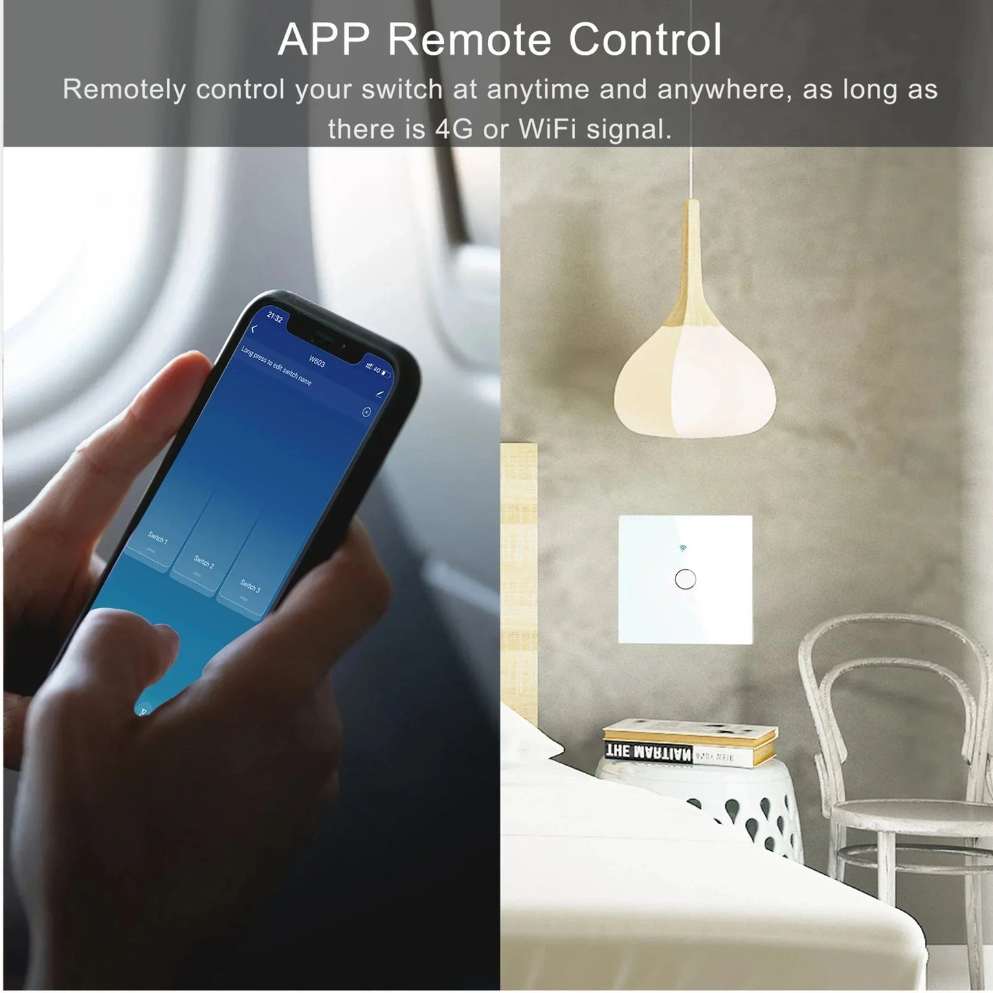 Smart WiFi Touch Light Switch