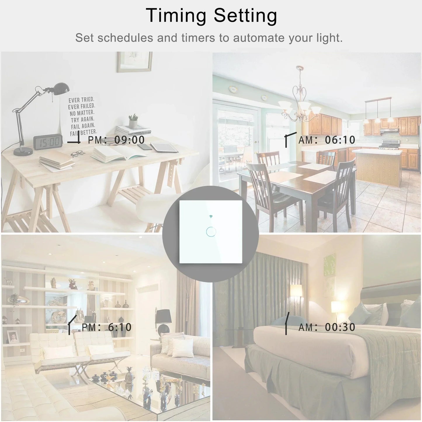 Smart WiFi Touch Light Switch